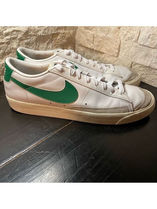 Nike Other - Nike Blazer '77 Vintage Low Pine Green Men's Size 14 White Leather Sneaker